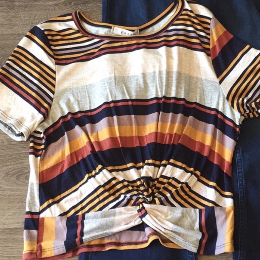 Girls Knot Crop Top